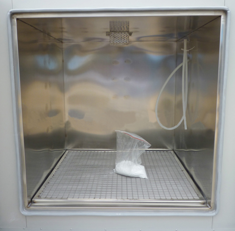 砂塵試驗箱內部示意圖